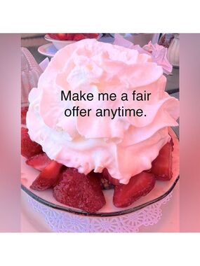 Make a fair offer anytime.